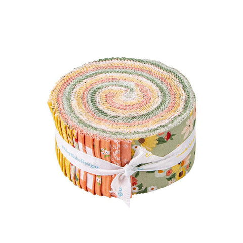 Homemade 2.5 Inch Rolie Polie Jelly Roll 40 pieces - Riley Blake Designs - Precut Pre cut Bundle - Cotton Fabric