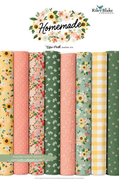 SALE Homemade 2.5 Inch Rolie Polie Jelly Roll 40 pieces - Riley Blake Designs - Precut Pre cut Bundle - Cotton Fabric