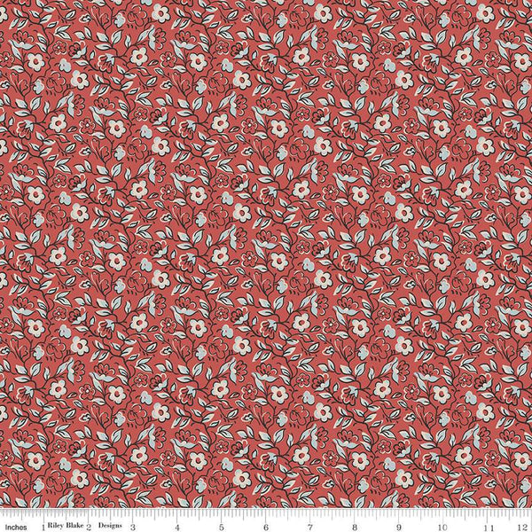 SALE Pride and Prejudice Maria C13771 - Riley Blake Designs - Jane Austen Floral Flowers - Quilting Cotton Fabric - Licensed Product