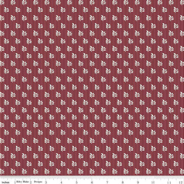 SALE Pride & Prejudice Mary C13783 - Riley Blake Designs - Jane Austen Leaves Stripes - Quilting Cotton Fabric - Licensed Product