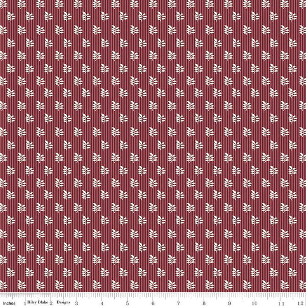 SALE Pride and Prejudice Mary C13783 - Riley Blake Designs - Jane Austen Leaves Stripes - Quilting Cotton Fabric - Licensed Product