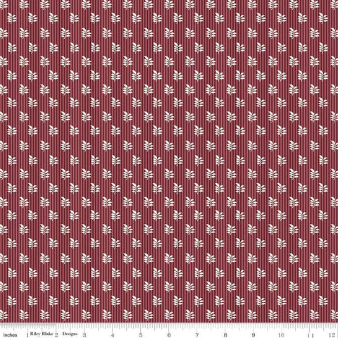 SALE Pride and Prejudice Mary C13783 - Riley Blake Designs - Jane Austen Leaves Stripes - Quilting Cotton Fabric - Licensed Product