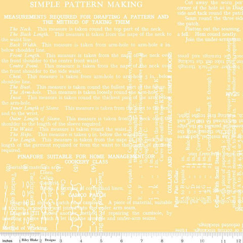 CLEARANCE Sew Journal Pattern Making C13892 Honey - Riley Blake  - Sewing Text - J. Wecker Frisch - Quilting Cotton