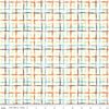 Happy at Home Plaid C13705 White - Riley Blake Designs - Wavy Grid - Quilting Cotton Fabric