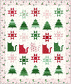Scaredy Cat Christmas Quilt PATTERN P156 - Amanda Niederhauser - Riley Blake - INSTRUCTIONS Only - 10" Stacker Friendly Cats Trees