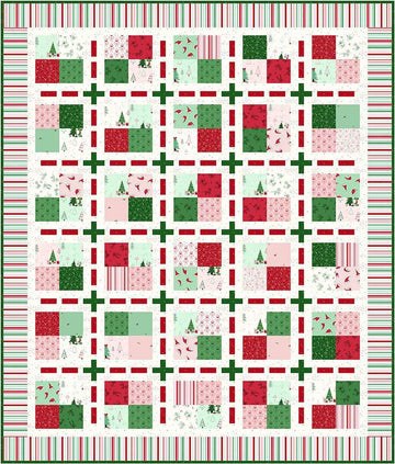 SALE 4-Patch Charm Quilt PATTERN P156 - Amanda Niederhauser - Riley Blake Designs - INSTRUCTIONS Only - 5" Stacker Friendly