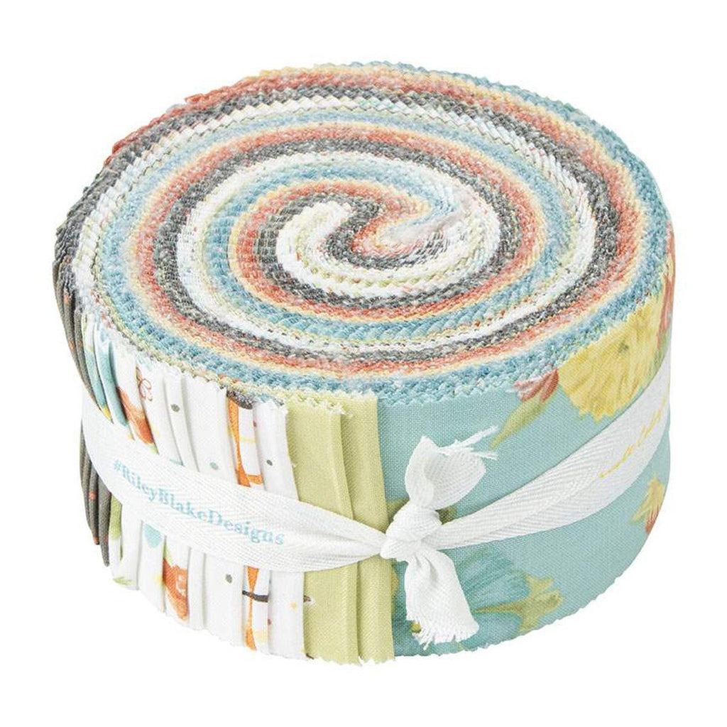 Happy at Home 2.5 Inch Rolie Polie Jelly Roll 40 pieces - Riley Blake  Designs - Precut Pre cut Bundle - Cotton Fabric