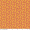 Vintage Caterpillar Logo Toss C13843 Orange - Riley Blake Designs - CAT Construction - Quilting Cotton Fabric - Licensed Product