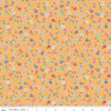 SALE Bee Dots Patricia C14161 Marigold - Riley Blake Designs - Floral Flowers - Lori Holt - Quilting Cotton Fabric