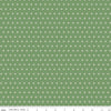 9" End of Bolt Piece - Bee Dots Paula C14167 Basil - Riley Blake Designs - Geometric - Lori Holt - Quilting Cotton Fabric