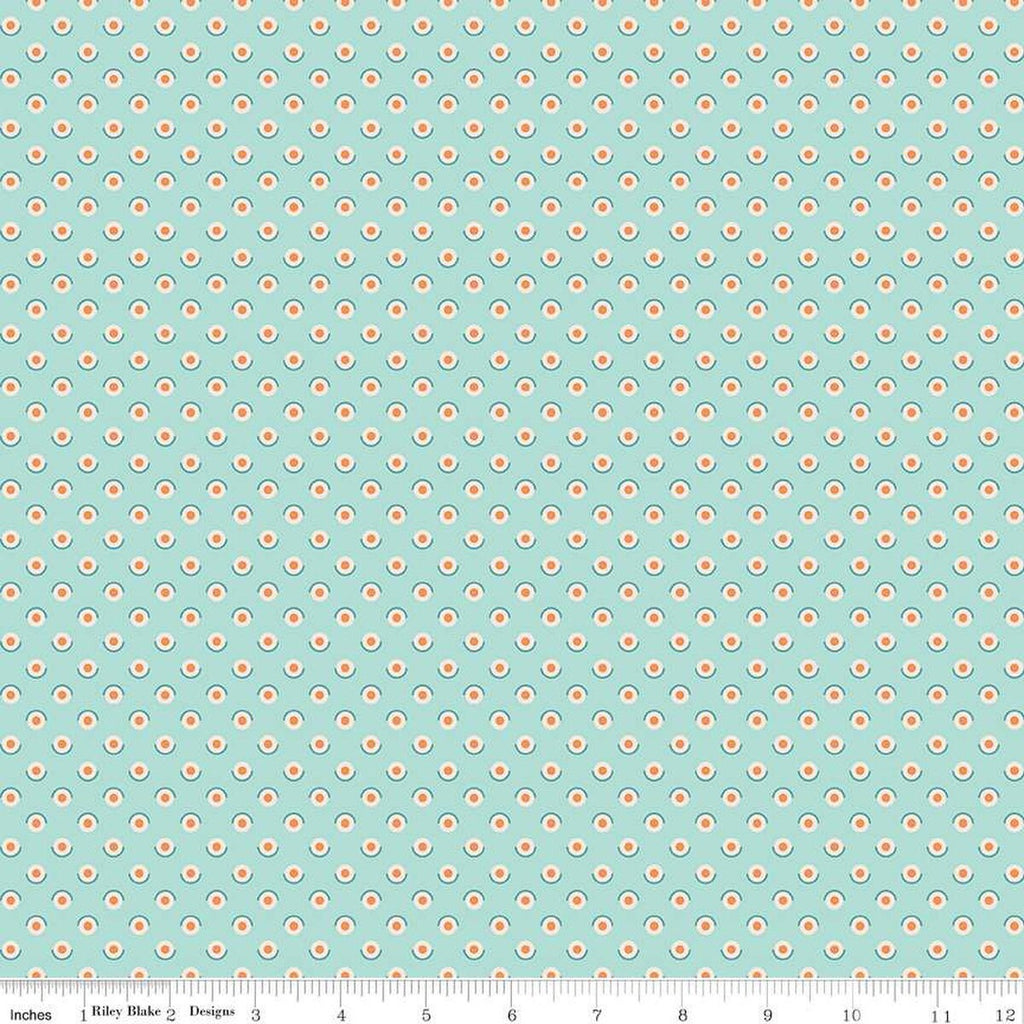 SALE Bee Dots Fawn C14170 Songbird - by Riley Blake Designs - Polka Dot Dotted - Lori Holt - Quilting Cotton Fabric