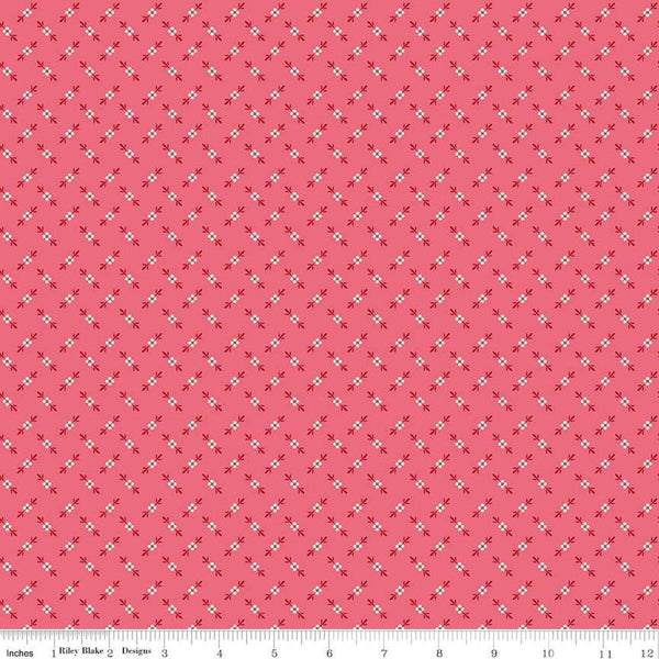 SALE Bee Dots Genoveffa C14176 Tea Rose by Riley Blake Designs - Geometric - Lori Holt - Quilting Cotton Fabric - Licensed Product