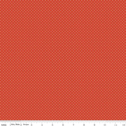 Farmhouse Summer Dots C13635 Red by Riley Blake Designs - Dotted - Quilting Cotton Fabric