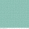 SALE Happy at Home Plaid C13705 Teal - Riley Blake Designs - Wavy Grid - Quilting Cotton Fabric