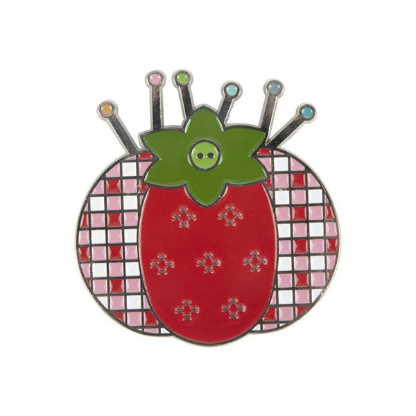 Tomato Pin Cushion Needle Minder ST-22912 by Lori Holt - Riley Blake Designs - Embroidery Sewing