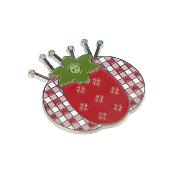 Tomato Pin Cushion Needle Minder ST-22912 by Lori Holt - Riley Blake Designs - Embroidery Sewing