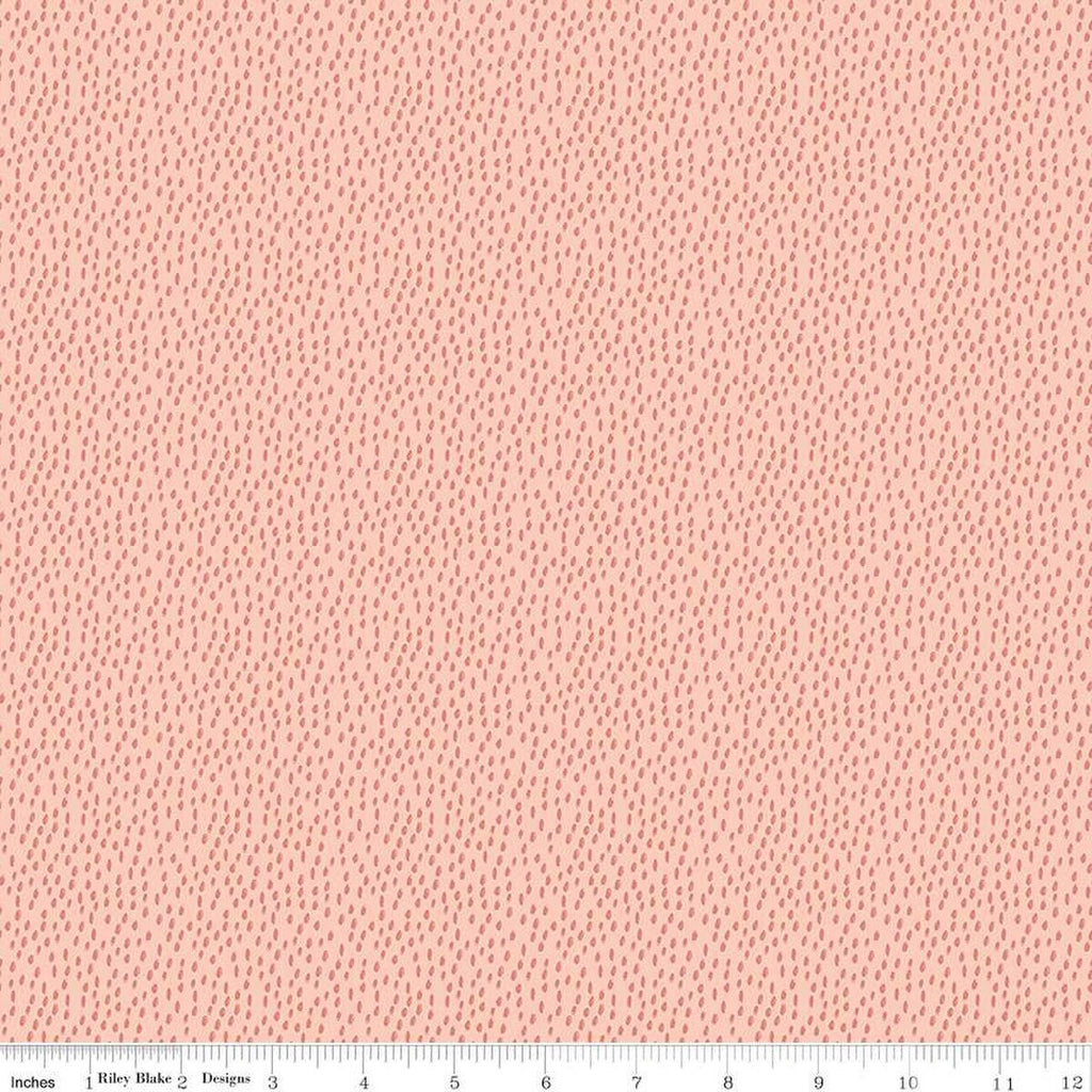 SALE Let's Create Splotches C13697 Peaches 'n Cream by Riley Blake Designs - Tone-on-Tone Irregular Ovals - Quilting Cotton Fabric