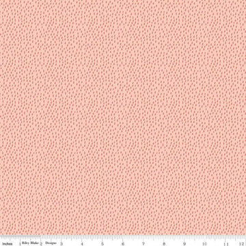 15" End of Bolt - SALE Let's Create Splotches C13697 Peaches 'n Cream - Riley Blake Designs - Tone-on-Tone Irregular Ovals - Quilting Cotton