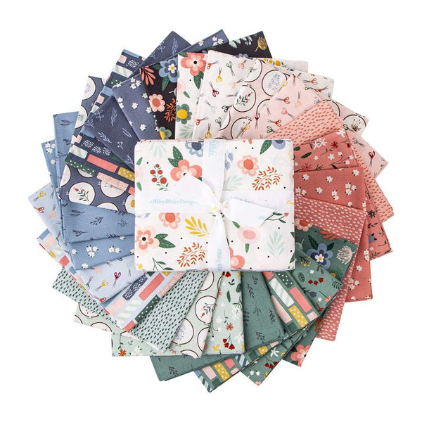 SALE Let's Create Fat Quarter Bundle 24 pieces - Riley Blake Designs - Pre cut Precut -  Quilting Cotton Fabric