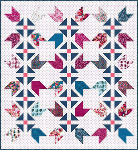 Montgomery Quilt PATTERN P196 by Meadow Mist Designs - Riley Blake Designs - INSTRUCTIONS Only - Multiple Sizes