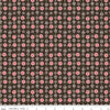 Bee Dots Ida Marie C14160 Raisin - Riley Blake Designs -  Floral Flowers - Lori Holt - Quilting Cotton Fabric