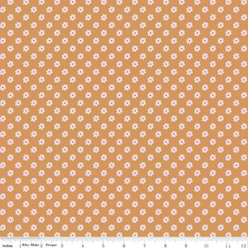 SALE Bee Dots Verona C14165 Cider - Riley Blake Designs - Floral Flowers - Lori Holt - Quilting Cotton Fabric