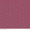 SALE Petal Song Tossed Posies C13713 Wine - Riley Blake Designs - Blossoms Flowers - Quilting Cotton Fabric