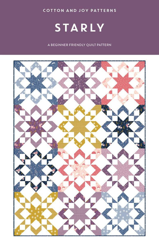 Starly Quilt PATTERN P173 - Fran Gulick - Riley Blake Designs - INSTRUCTIONS Only - Beginner -  Multiple Sizes