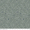 17" End of Bolt - SALE Round the Mountain Table Tracks C13812 Dusk by Riley Blake - Trains Railroad Signs Tracks - Quilting Cotton Fabric