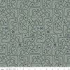 19" End of Bolt - SALE Round the Mountain Table Tracks C13812 Dusk by Riley Blake - Trains Railroad Signs Tracks - Quilting Cotton Fabric