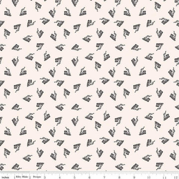 SALE Round the Mountain All Aboard C13813 Cream - Riley Blake Designs - Trains Locomotives - Quilting Cotton Fabric