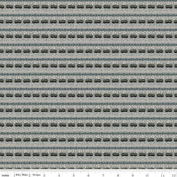 SALE Round the Mountain Bubble Convoy C13814 Dusk - Riley Blake Designs - Trains Locomotives Tracks Bubbles - Quilting Cotton Fabric