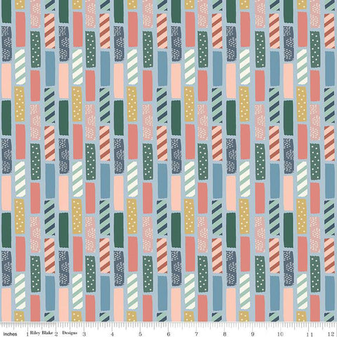 CLEARANCE Let's Create Washi C13693 Sky by Riley Blake  - Washi Tape - Quilting Cotton