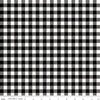 24" End of Bolt - FLANNEL Buffalo Check F13908 Black- Riley Blake Designs - Approximate 7/16" Checks Checked - FLANNEL Cotton Fabric