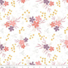 SALE Moonchild Main C13820 Off White - Riley Blake Designs - Floral Flowers Moons Stars - Quilting Cotton Fabric