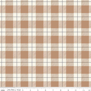 FLANNEL Adventure Plaid F13902 Brown - Riley Blake Designs - FLANNEL Cotton Fabric