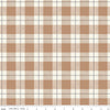 Fat Quarter End of Bolt - FLANNEL Adventure Plaid F13902 Brown - Riley Blake Designs - FLANNEL Cotton Fabric
