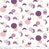 SALE 19" End of Bolt - Moonchild Eclipse SC13822 Off White SPARKLE - Riley Blake Designs - Moons Stars Gold SPARKLE - Quilting Cotton Fabric
