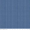 SALE Moonchild Signals C13826 Denim by Riley Blake Designs - White Dashed Stripes Stripe Striped - Quilting Cotton Fabric