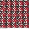 CLEARANCE Fat Quarter End of Bolt - Woodsman Lumberjack Plaid C13764 Red/Black - Riley Blake - Cream Axe Tree Check - Quilting Cotton Fabric