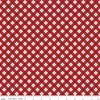 SALE Woodsman Bias Plaid C13765 Red - Riley Blake Designs - Diagonal with Cream - Quilting Cotton Fabric