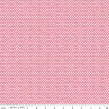 Storytime 30s Dots C13862 Pink - Riley Blake Designs - Polka Dot Dotted - Quilting Cotton Fabric
