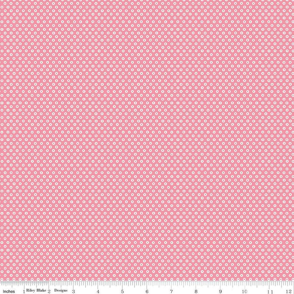 SALE Storytime 30s Dots C13862 Pink by Riley Blake Designs - Polka Dot Dotted - Quilting Cotton Fabric