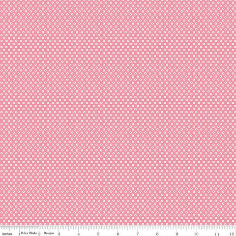 Storytime 30s Dots C13862 Pink by Riley Blake Designs - Polka Dot Dotted - Quilting Cotton Fabric