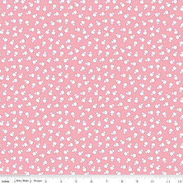 SALE Storytime 30s Elephants C13867 Pink - Riley Blake Designs - Elephants Dots - Quilting Cotton Fabric