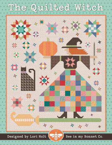 The Quilted Witch Quilt PATTERN P051 - Lori Holt - Riley Blake Designs - INSTRUCTIONS Only - It's Sew Emma - Halloween