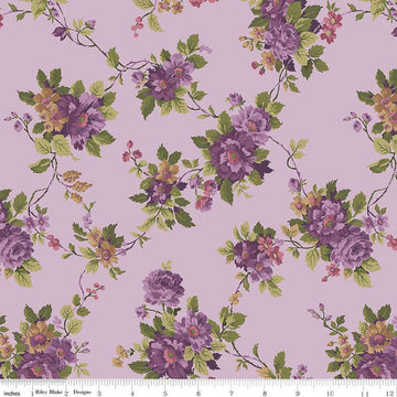 Anne of Green Gables Main Lavender - Riley Blake Designs - Quilting Cotton - Licensed Product