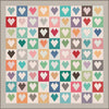 SALE 10" Heart Quilt Paper ST-33027 - Lori Holt - Riley Blake Designs - For Accurate Cutting 42 Sheets 7" Finished Block