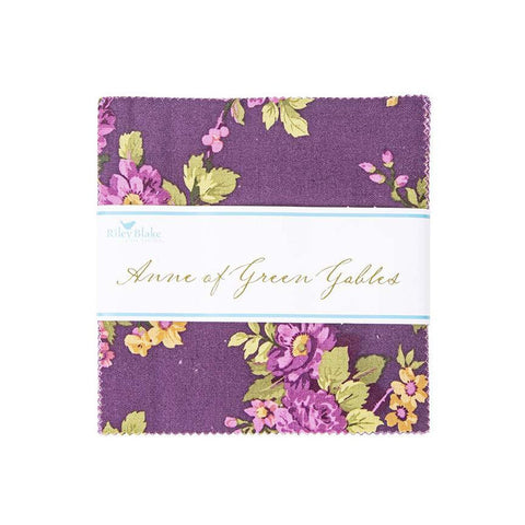 SALE Anne of Green Gables Charm Pack 5" Stacker Bundle - Riley Blake Designs - 42 piece Precut Pre cut - Quilting Cotton Fabric