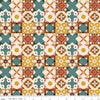 SALE Wild Rose Tiles C14044 Multi - Riley Blake Designs - Geometric Western - Quilting Cotton Fabric